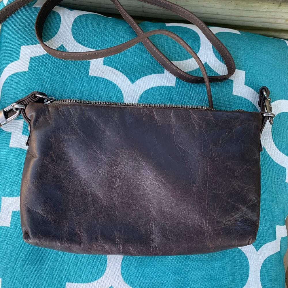 Rough & Tumble small PBT leather crossbody bag